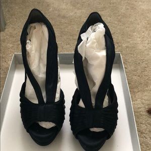 Jessica Simpson Black Strappy Stiletto